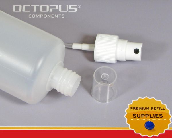 10 x 250 ml HDPE spray bottles with atomizer