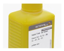 Inchiostro Octopus per cartucce Canon CL-511, CL-513 giallo