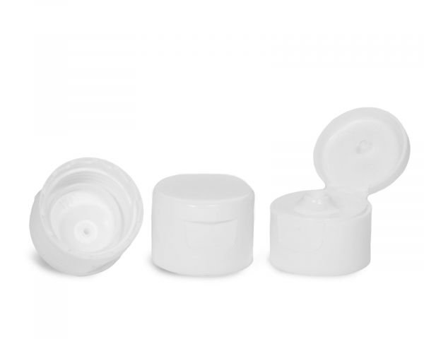 10 x 100 ml HDPE plastic bottles with white turn-up lid caps