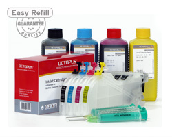 Kit cartucce Fill In XL compatibile con Brother LC-123, LC-125, LC-127 e 4x di inchiostro