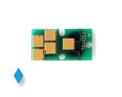 Chip for Lexmark 150 XL, 150 XLA cartridges cyan, single-use