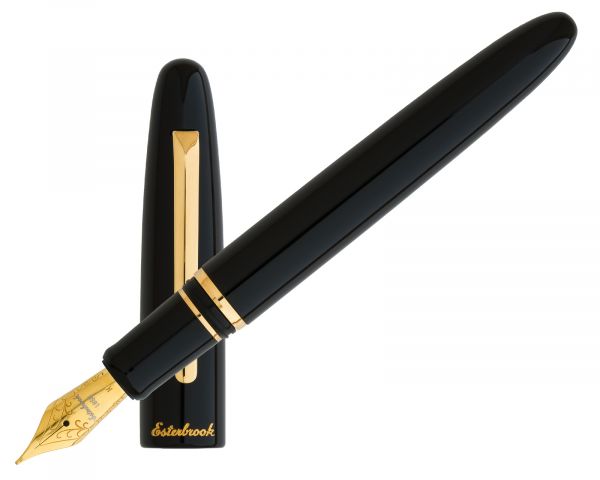 Esterbrook Estie Ebony Gold Trim Penna Stilografica