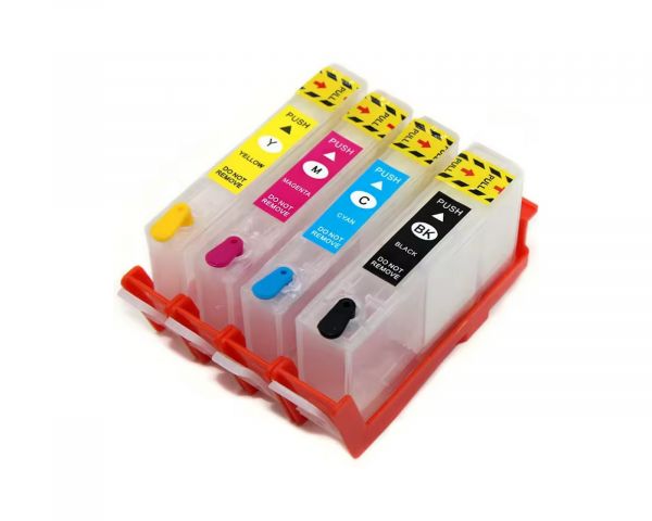Befüllbare Fill In, QuickFill Druckerpatronen für HP 912 mit Chip