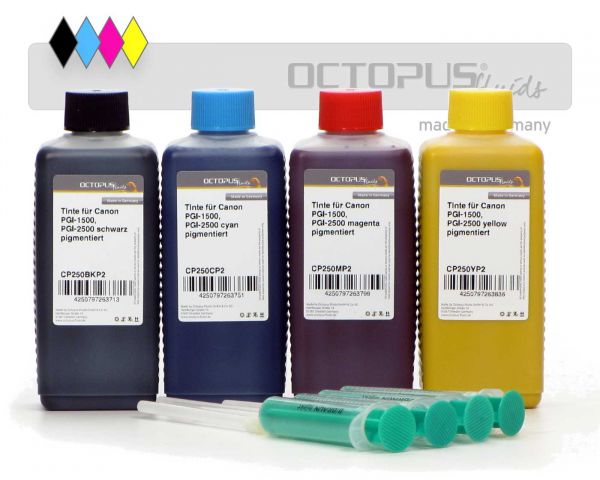 Druckertinte für Canon PGI-1500, PGI-2500 Maxify