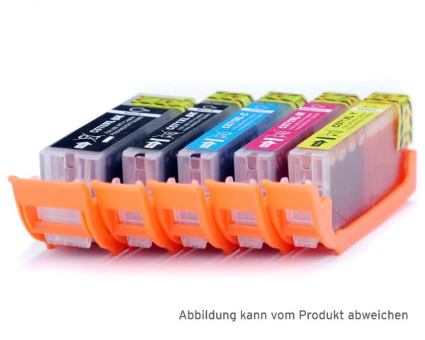 Kompatibler Patronensatz ersetzt Canon PGI-570 PGBK und CLI-571 BK,C,M,Y Patronen