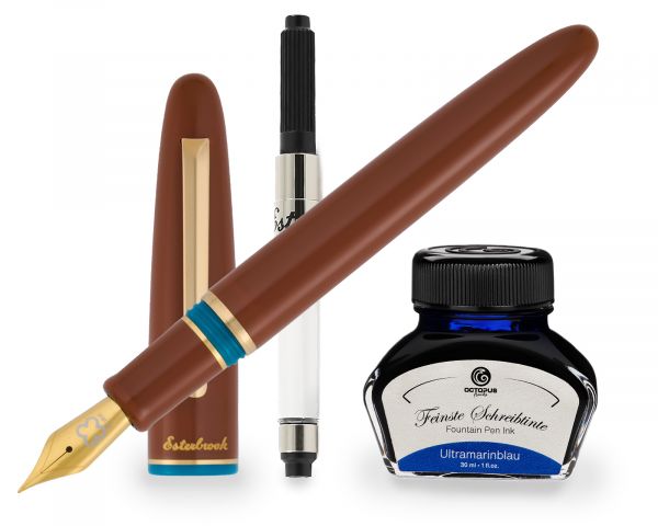 Esterbrook Estie Back to the Land Incredible Rock, penna stilografica a cartuccia con 30 ml di inchiostro
