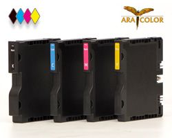 Set of compatible printer cartridges for Ricoh GC-41 CMYK