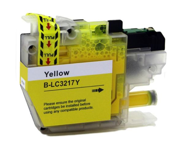 Kompatible Tintenpatrone ersetzt Brother LC-3217 Y gelb