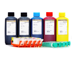 Refillable Ink Cartridges with Tinte for Canon PGI-521, CLI-521