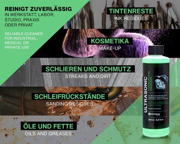 Ultraschall Spezialreinigungskonzentrat, Schmuckreiniger, Brillenreiniger