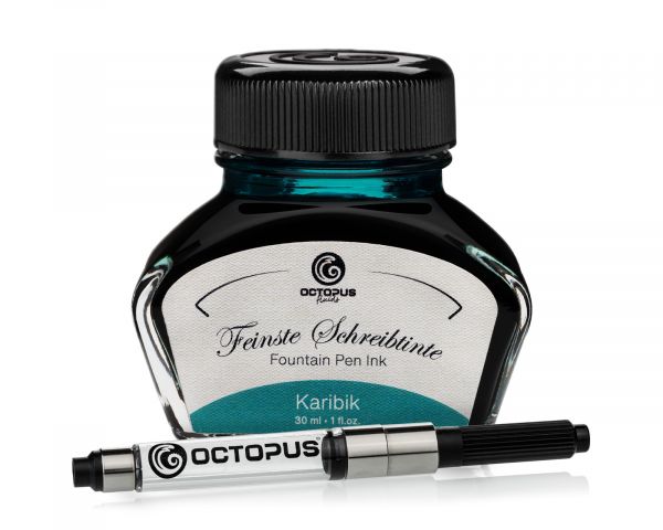 Fountain pen ink including converter, Writing ink for fountain pen, Karibik