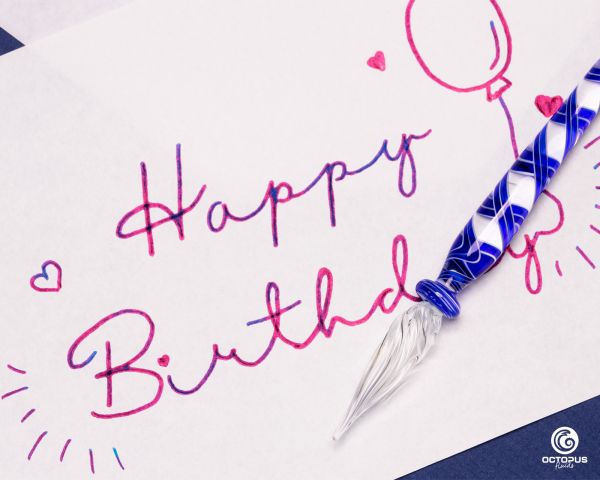 Handcrafted Glass Pen, Glass Dip Pen for Calligraphy and Drawings, Glass Dip Pen for Calligraphy and Drawings