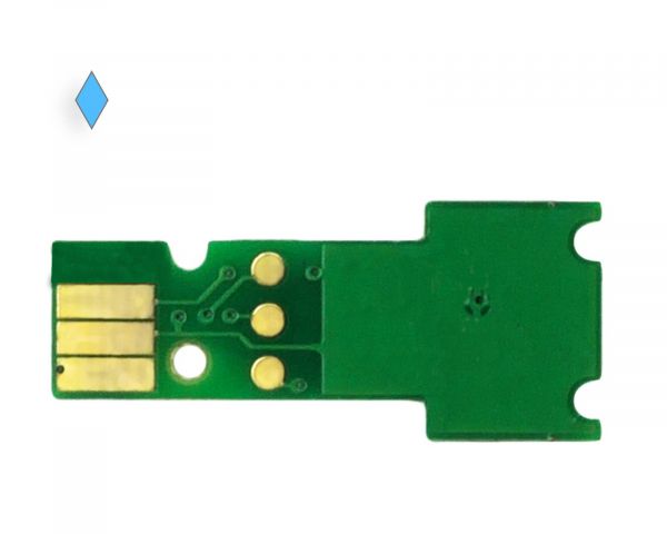 Tintenchip für Brother LC-421 XL C cyan