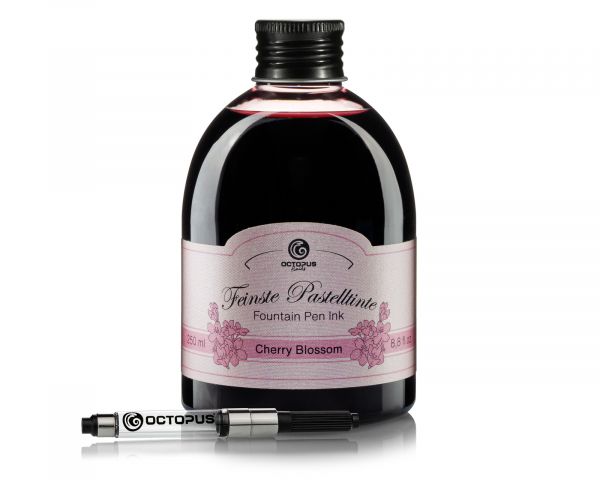 Fountain pen ink pastel "Cherry Blossom" including converter, Writing ink for fountain pen, 250ml