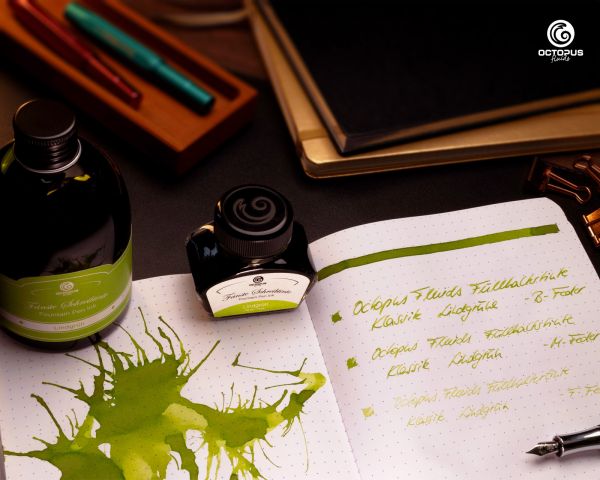 Füllhaltertinte, Schreibtinte für Füllhalter, Füllertinte Lindgrün