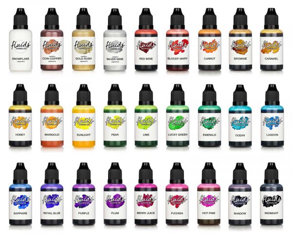 Octopus Fluids Alcohol Ink LIME for fluid art and resin, green