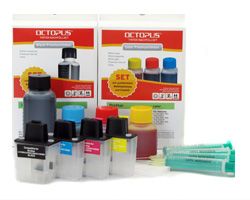 Refillable Ink Cartridges (kit) compatible with Brother LC-900 with Ink Refill Kits