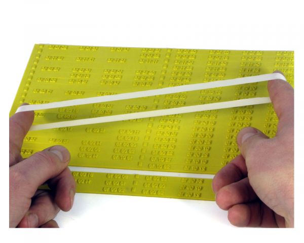 Ribbon endless Nylon White unimpregnated, 13mm x 476mm PA6.6