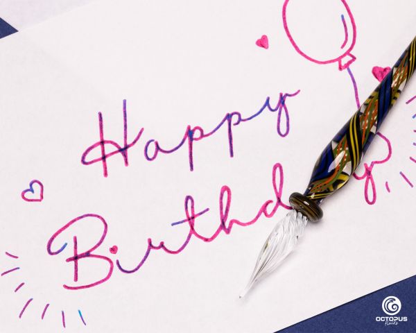 Handcrafted Glass Pen, Glass Dip Pen for Calligraphy and Drawings, Glass Dip Pen for Calligraphy and Drawings