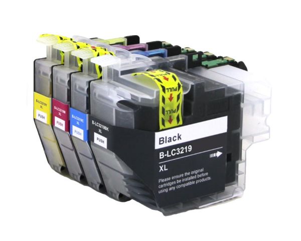 Set Kompatible Druckerpatronen für Brother LC-3219