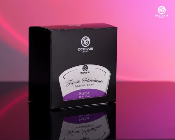 Fountain pen ink including converter, Writing ink for fountain pen, Purpur