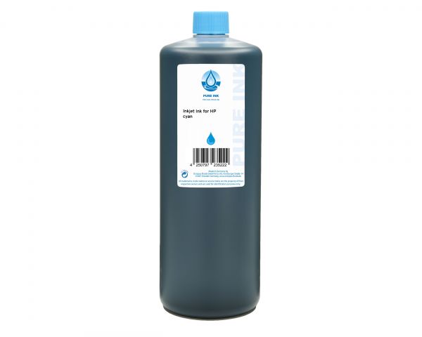 PURE INK refill ink compatible for HP 57, 28, 22 cyan