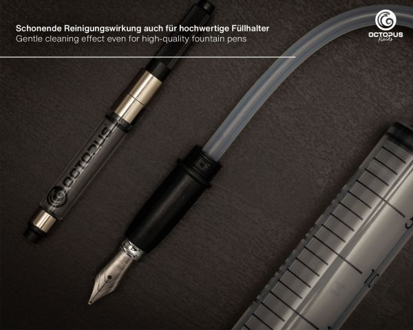 Fountain pen cleaner set for cleaning pens and nibs