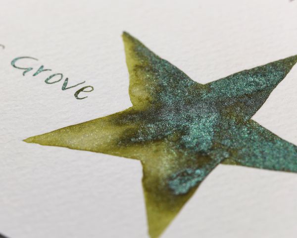 Celestial Glitter, Gaia’s Grove, Glitzertinte für Füllhalter, Grün mit grünem Schimmer