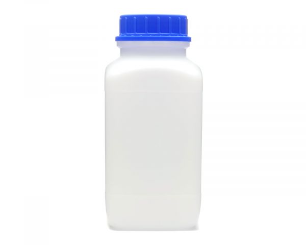 2500 ml Wide neck bottle with screw cap, chemical bottle, laboratory bottle HDPE, natural colour