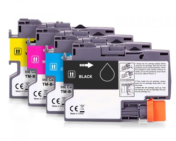 Set Kompatible Druckerpatronen für Brother LC-427 CMYK