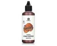 100 ml Octopus Fluids Alcohol Ink COIN COPPER, Alkoholtinte für Fluid Art und Resin, kupfer 100 ml Octopus Fluids Alcohol Ink COIN COPPER, Alkoholtinte für Fluid Art und Resin, kupfer