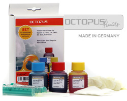 Tinten Nachfüllset für HP 14, HP 17, HP 23, HP 78 color, Refill Set