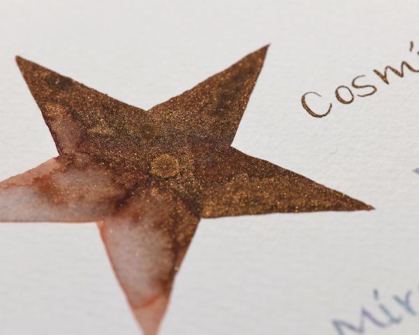 Celestial Glitter, Cosmic Ore, Inchiostro Shimmer per Penna Stilografica, Marrone con shimmer rame, 30 ml
