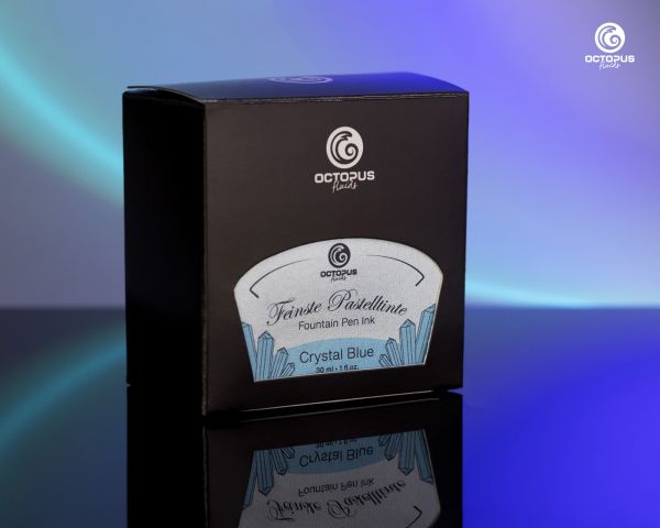 Füllhaltertinte, Schreibtinte für Füllhalter, Füllertinte Pastell Blau "Crystal Blue"