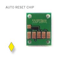 Auto-Resetchip für Canon CLI-551 Tintenpatronen gelb