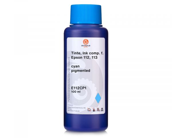Refill ink for Epson 112, 113, EcoTank L 11160, L 15160, L 5150, L 5160, ET-5100, ET-5800 cyan pigmented