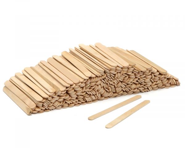 Holzspatel, Rührspatel für Epoxidharz aus Birkenholz, 11,4 cm, stabil, splitterfrei 500 Stück