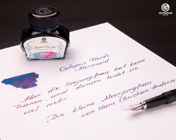 Fountain Pen Ink Sheen, Mermaid, Petrol, 30 ml