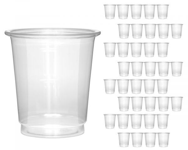 Reusable cups 40 ml, polyethylene terephthalate plastic cups, mixing cups (40 pcs.)