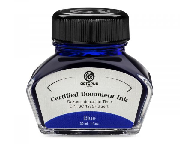 Document-proof ink blue DIN ISO 12757 certified