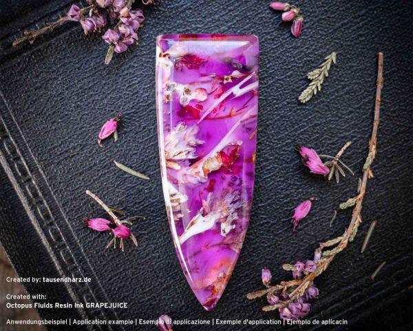 Octopus Fluids Resin Ink SANDELWOOD, Alcohol Ink für Epoxidharz und UV-Resin, braun