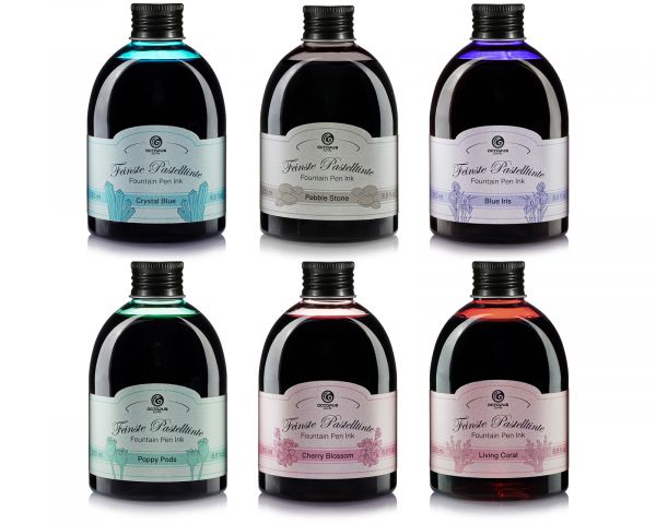 Fountain pen ink pastel grey "Pebble Stone"