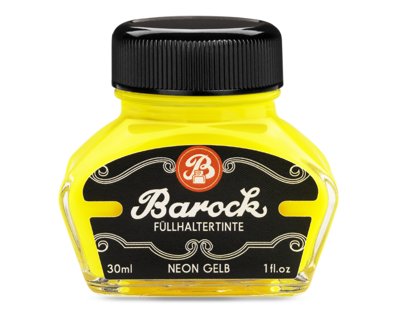 BAROCK Highlighter ink for fountain pens, fluorescent neon, 30 ml