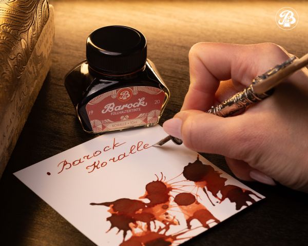 Barock 1920 Schreibtinte, Füllhaltertinte im 30 ml Tintenglas