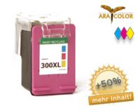 ARA COLOR remanufactured HP 300 Druckerpatrone color, 440 Seiten (non OEM) ARA COLOR remanufactured HP 300 Druckerpatrone color, 440 Seiten (non OEM)