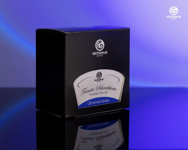 Fountain pen ink including converter, Writing ink for fountain pen, Ultramarinblau