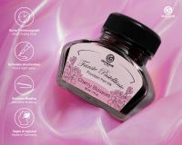 : Füllhaltertinte, : Füllhaltertinte, Schreibtinte für Füllhalter, Füllertinte Pastell Rosa "Cherry Blossom" 30ml
