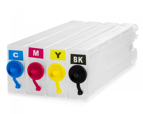 Befüllbare Fill In, QuickFill Druckerpatronen für Epson T94 mit Chipresetter und Druckertinte