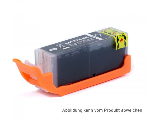 Kompatible Tintenpatrone ersetzt Canon PGI-570 PGBK schwarz pigmentiert mit Chip