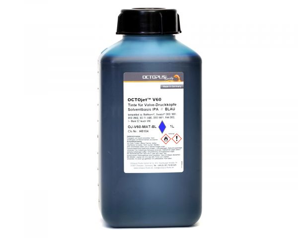 OCTOjet Solvent-Tinte für DOD, Drop on Demand Großschrift Tintenstrahlducker